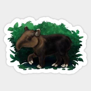 Little mountain tapir Sticker